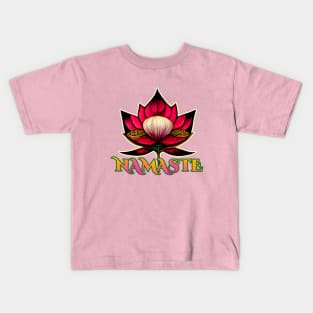 Namaste Lotus Flower Kids T-Shirt